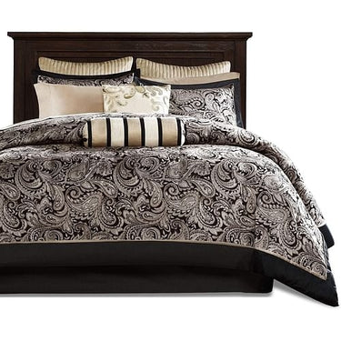 12 Piece Cotton Polyester Comforter Set
